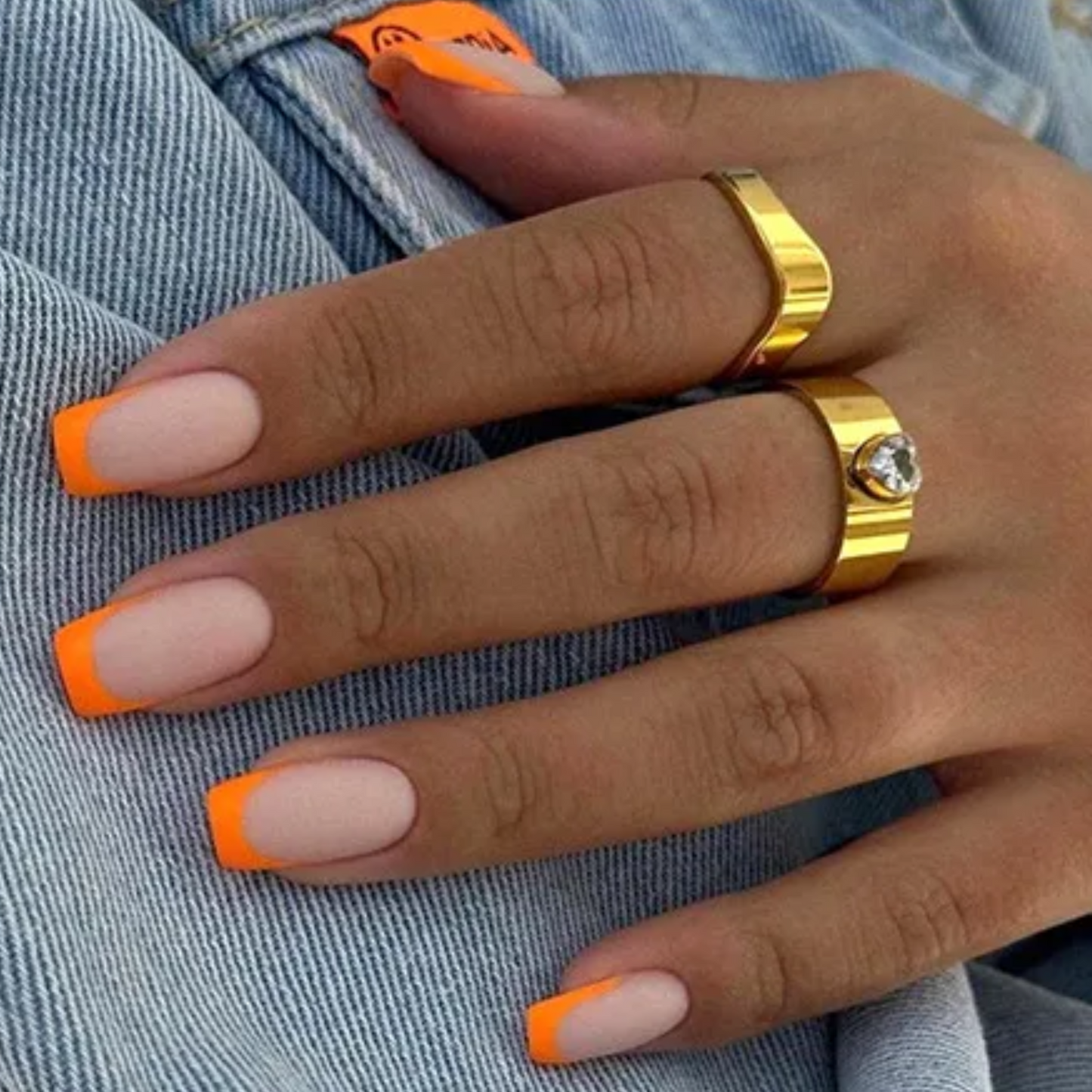 Oranje Boven Dip Nagels