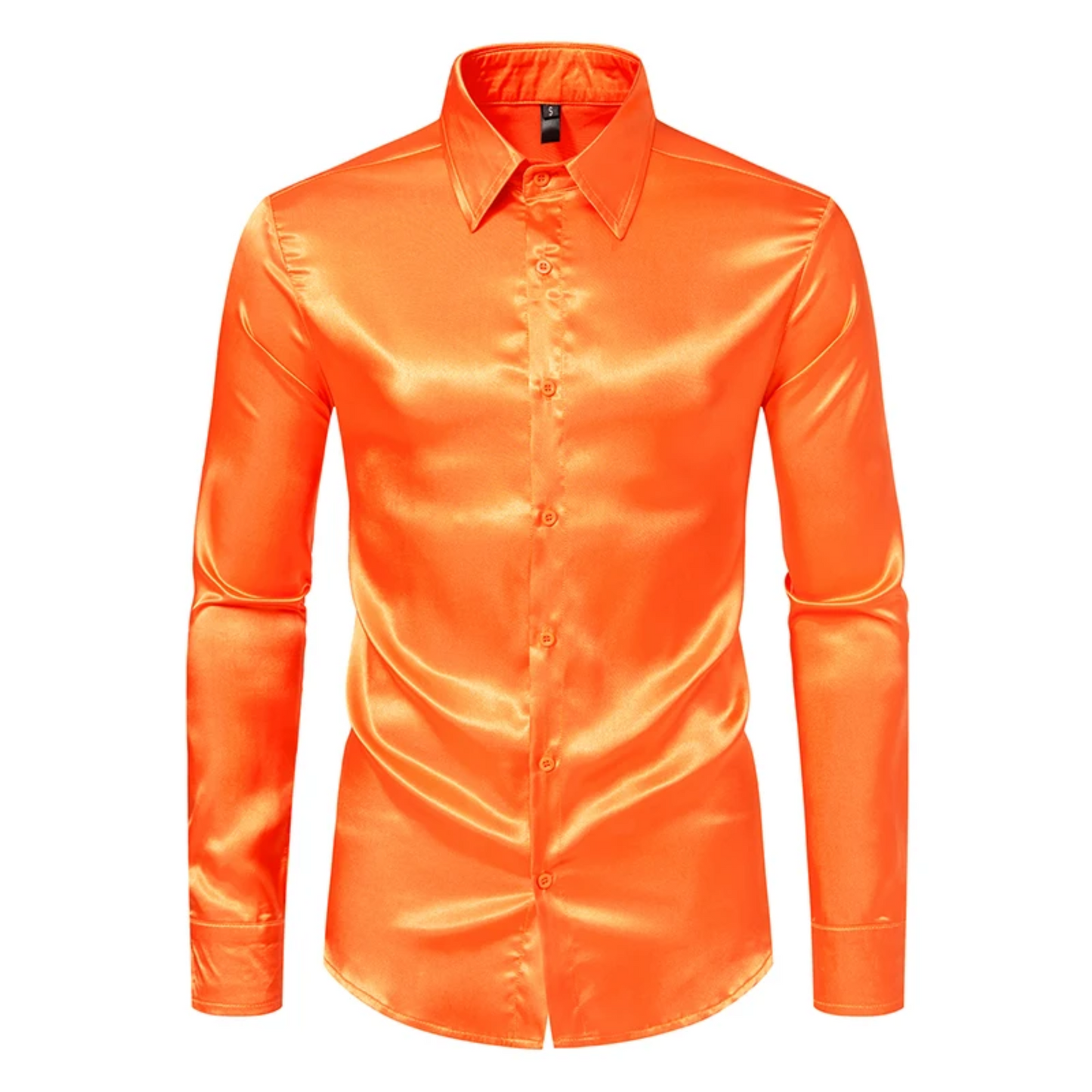 Oranje Boven Satijnen Blouse heren