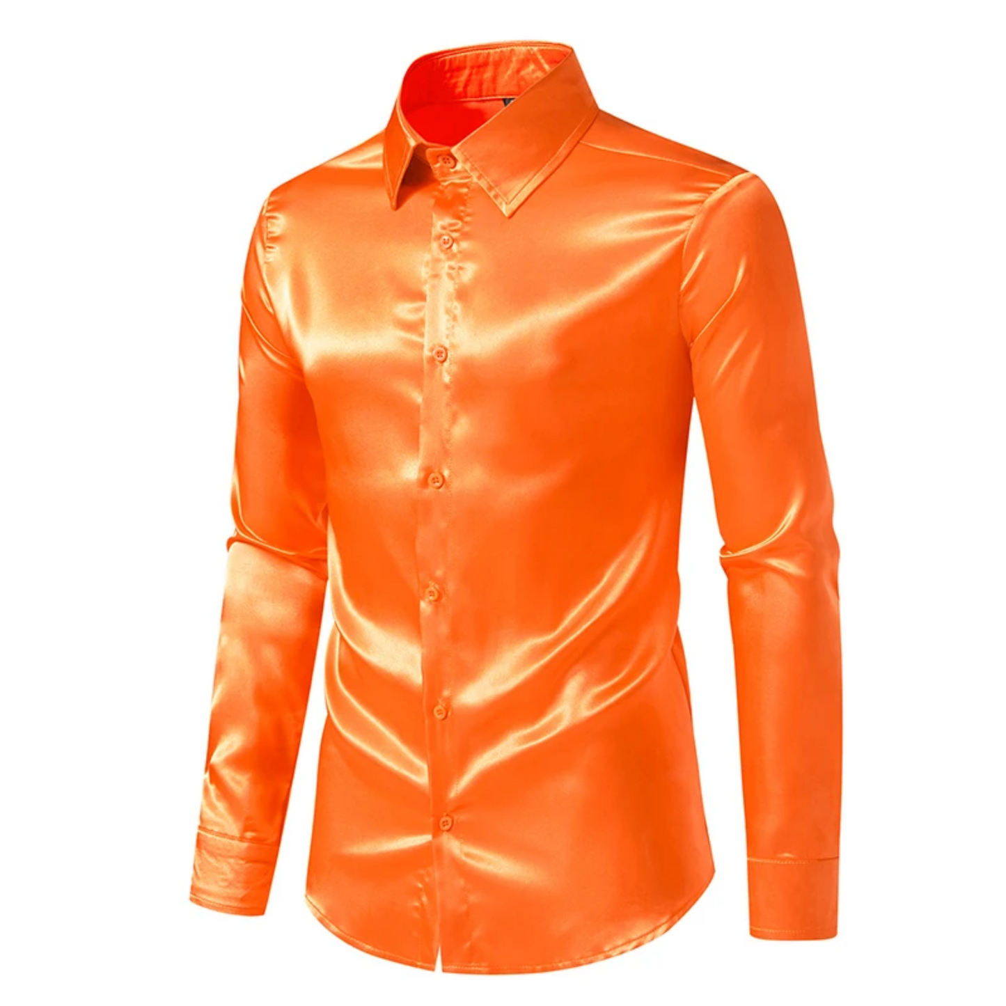 Oranje Boven Satijnen Blouse heren