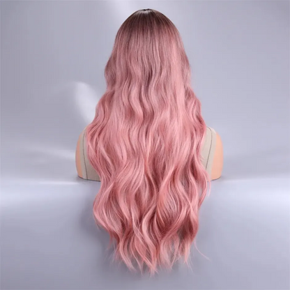 Roze Ombre Pruik