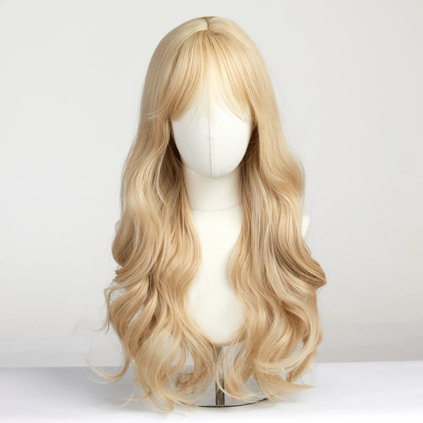 Blonde Wavy Pruik