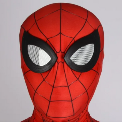 Superheroine spider bodysuit met masker