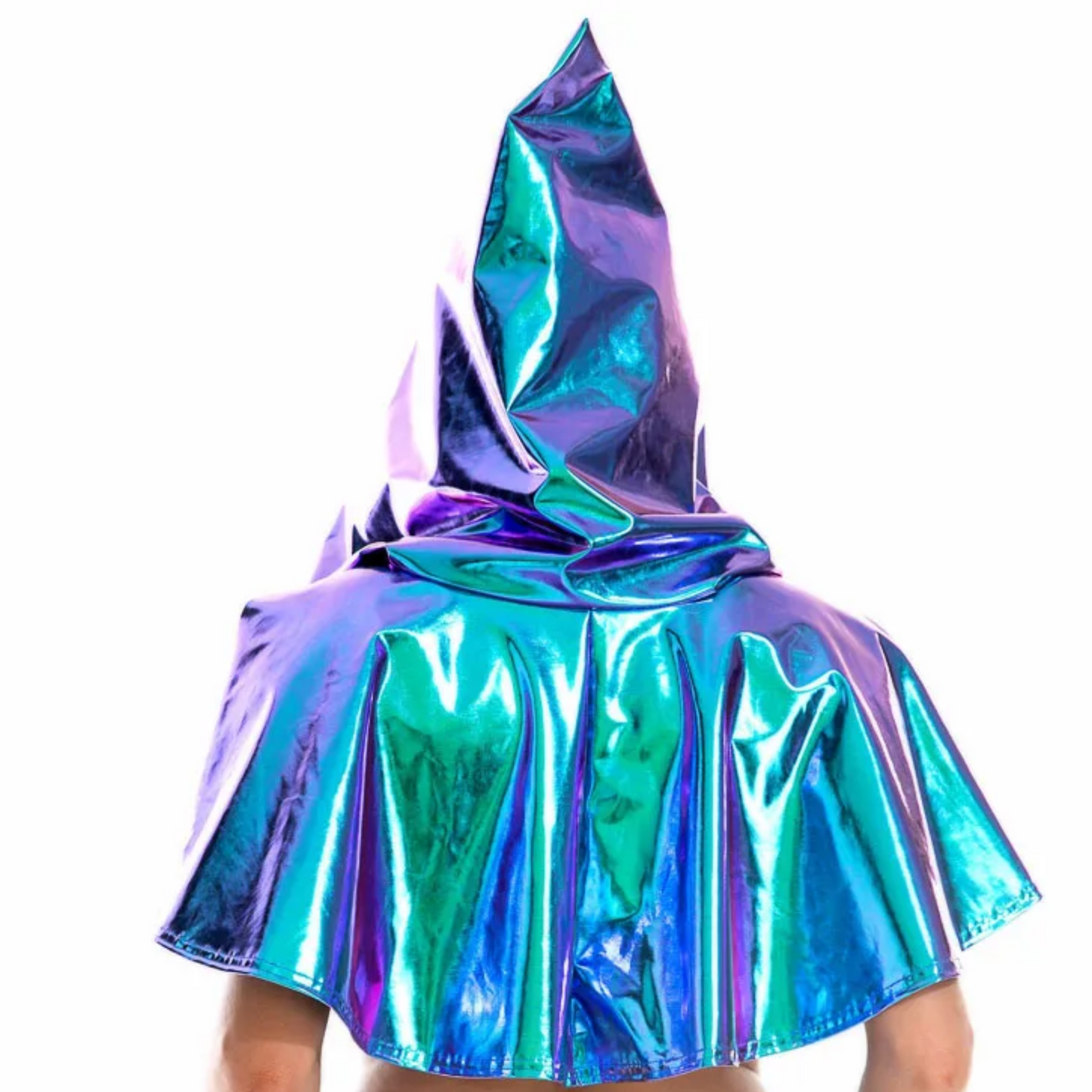 Hoodie Cape Metallic