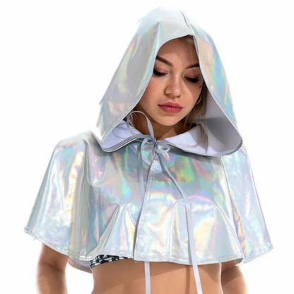 Hoodie Cape Metallic