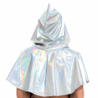 Hoodie Cape Metallic